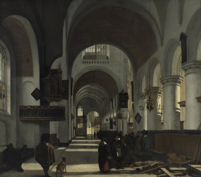 Interno di una chiesa da Emanuel de Witte